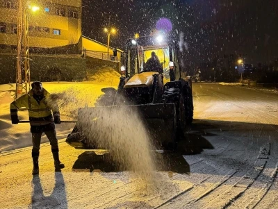 Bayburt’ta en düşük hava sıcaklığı Aydıntepe’de eksi 9 derece oldu
