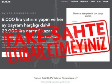 Baykar’dan yatırım dolandırıcılığına karşı uyarı: “Halka açık bir şirket olmayan Baykar, hiçbir zaman yatırım teklifinde bulunmamaktadır”
