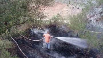 Belen’de ormanlık alanda çıkan yangın söndürüldü
