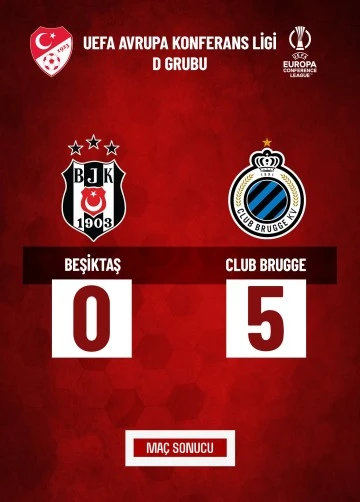 Beşiktaş evinde fark yedi !