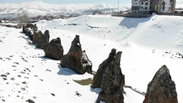 Beyaza bürünen &quot;Nemrut’un Develeri&quot; görsel şölen oluşturdu
