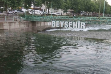 Beyşehir Gölü’nden Konya Ovasına su verilmeye başlandı