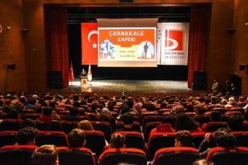 Bilecik ‘Tarihin Dilinden Düşmeyen Destan: Çanakkale’ konferansı
