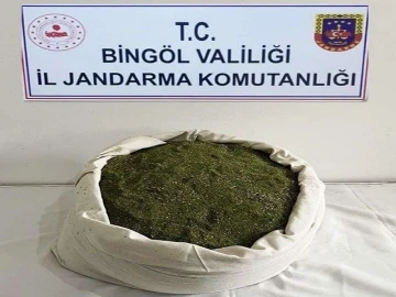 Bingöl’de 21 kilo toz esrar ele geçirildi
