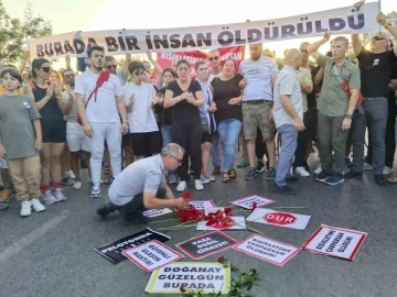 Bisikletliler ölen arkadaşları için bir araya geldi
