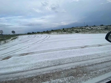 Bolu’da dolu yağışı
