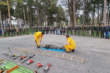 Bolu’da orman yangınlarına karşı tatbikat yapıldı
