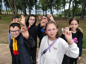 Bolu’nun kuş cennetinde öğrenciler gözlem yaptı
