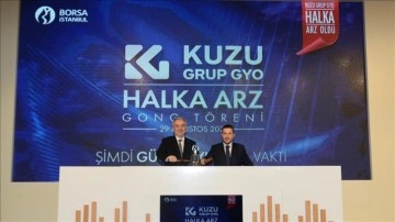 Borsa İstanbul'da gong Kuzugrup Gayrimenkul Yatırım Ortaklığı için çaldı