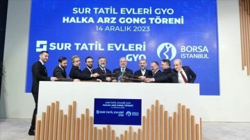 Borsa İstanbul'da gong Sur Tatil Evleri GYO için çaldı