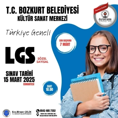 Bozkurt Belediyesi’nden öğrencilere ücretsiz LGS deneme sınavı
