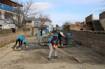 Bozova’da üst yapı çalışmaları devam ediyor
