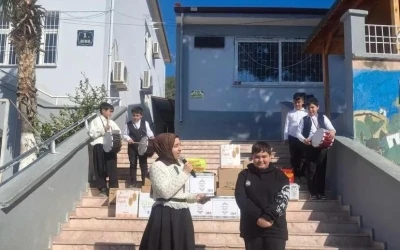 Bozyazı’daki okullardan anlamlı Ramazan yardımı
