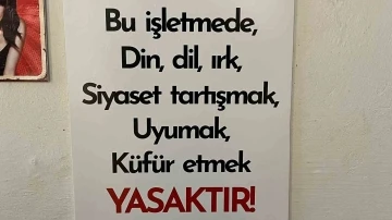 Bu çay ocağında siyaset, tartışmak ve uyumak yasak
