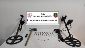 Burdur’da 56 adet sikke ele geçirildi
