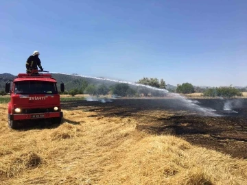 Burdur’da anız yangını
