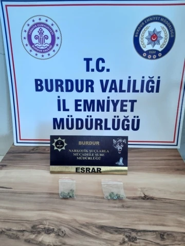 Burdur’da uyuşturucu operasyonu: 1 şahıs tutuklandı
