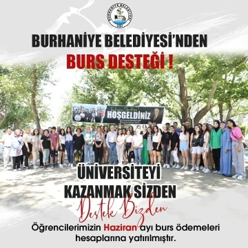 Burhaniye’de üniversitelilerin bursları hesaplarında
