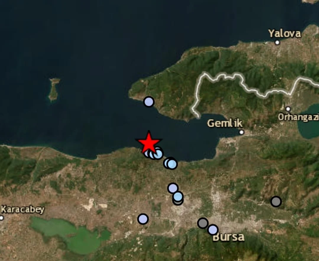 Bursa Beşik gibi! Sabaha kadar 1,8 ile 3,2 büyüklüğünde 7 deprem oldu!