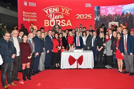 Bursa Büyükşehir ailesi yeni yılı birlikte kutladı