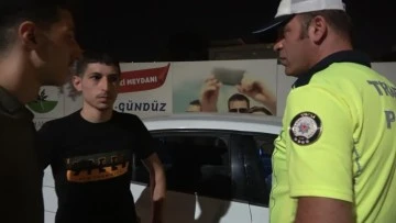 Bursa'da drift yapan sürücü polise yakalanınca bu şekilde yalvardı! 