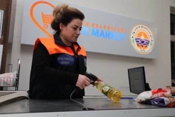 Bursa'da paranın geçmediği market