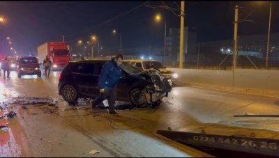 Bursa'da trafik kazası: 10 yaralı 