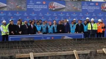 Bursa metrosunda yeni rota