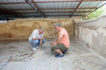 Bursa Myrleia Antik Kenti mozaiklerinin restorasyon ve konservasyon çalışmaları tamamlandı