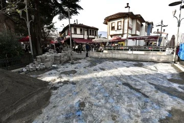 Bursa'nın turistik mahallesinde yenileme