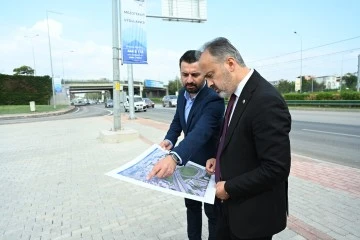 Bursa trafiğinin önemli noktasında ilave dönüş kolu