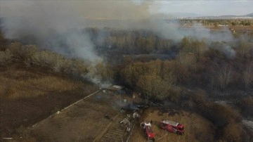 Bursa'da ağaçlık alanda çıkan yangın söndürüldü