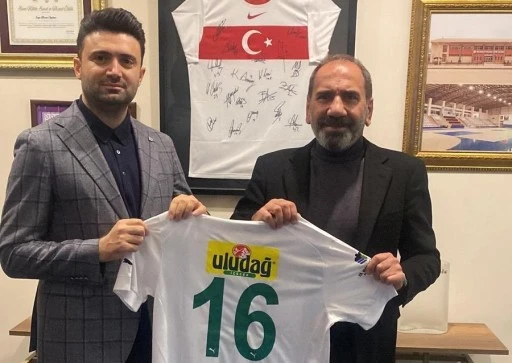 Bursaspor Başkanı Enes Çelik’ten TFF’ye ziyaret