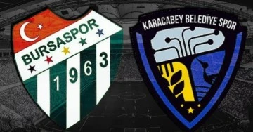 Bursaspor Karacabey'i ağırlıyor! 