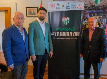 Bursaspor Kulübü’nde ‘Yanındayım’ kampanyası büyüyor