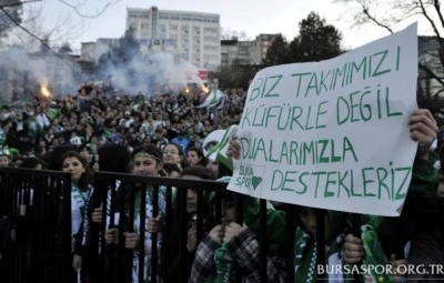 Bursaspor tribünlerinde değişim rüzgarları...