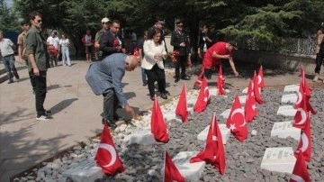 Büyük Taarruz'un 101. yılı dolayısıyla Albay Reşat Çiğiltepe Şehitliği'nde tören yapıldı