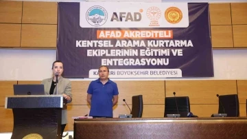 Büyükşehir, AFAD akrediteli kentsel arama kurtarma ekipleri kuruyor
