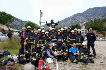 Büyükşehir’den Bodrum’da gönüllü ateş savaşçılarına eğitim
