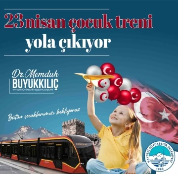 Büyükşehir’in 23 Nisan’a özel &quot;çocuk treni&quot; yola çıkıyor
