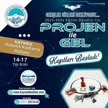 Büyükşehir KAYMEK’ten ‘Projen ile Gel Robotik Kodlama Atöylesi’
