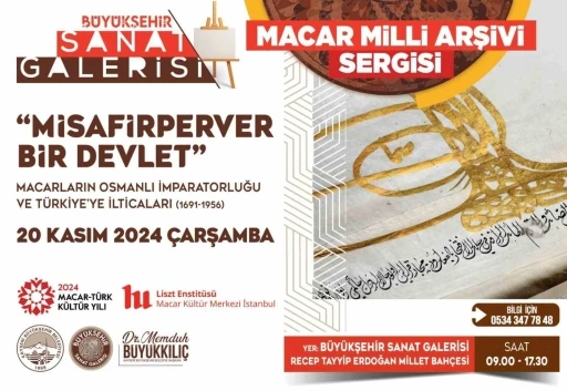 Büyükşehir Sanat Galerisi’den Türk-Macar dostluğunu anlatacak anlamlı sergi
