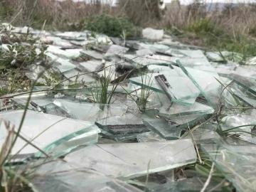 Cam parçaları yangın konusunda tedirgin etti
