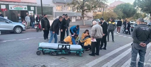 Çan’da devrilen motosikletin sürücüsü yaralandı
