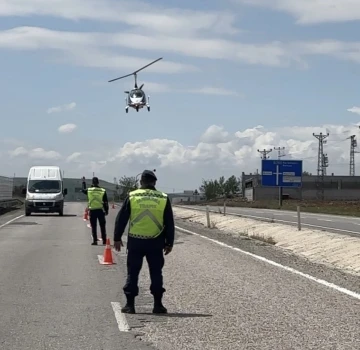 Çankırı’da hava destekli trafik denetimi
