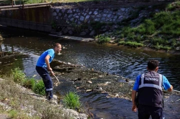 Çark Deresi’ndeki temizlik çalışmaları sıklaştırıldı
