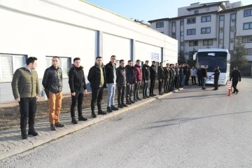 Çarşı ve mahalle bekçileri Malatya’ya uğurlandı
