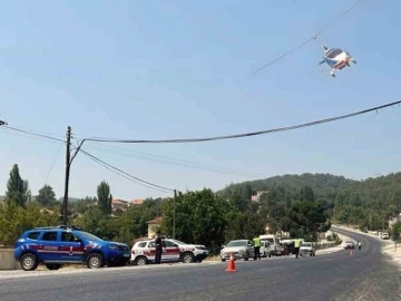 ‘Cayrokopter’ ilk defa Muğla semalarında denetim yaptı
