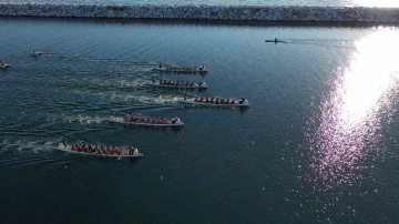 Çeşitli şirketlerden 2 binden fazla çalışan, Maltepe’de Dragon Festivali’nde bot yarışlarında mücadele ediyor