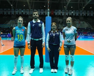  Voleybolda PTT, Belçika'dan Tchalou yu 3-0 yendi